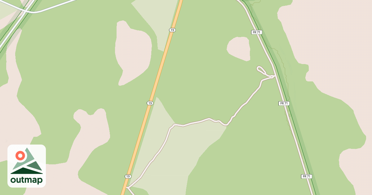 Map of USFS Motor Vehicle Use Map Roads {C82175D7-160F-4E40-ABD5-F72053A6B07A}