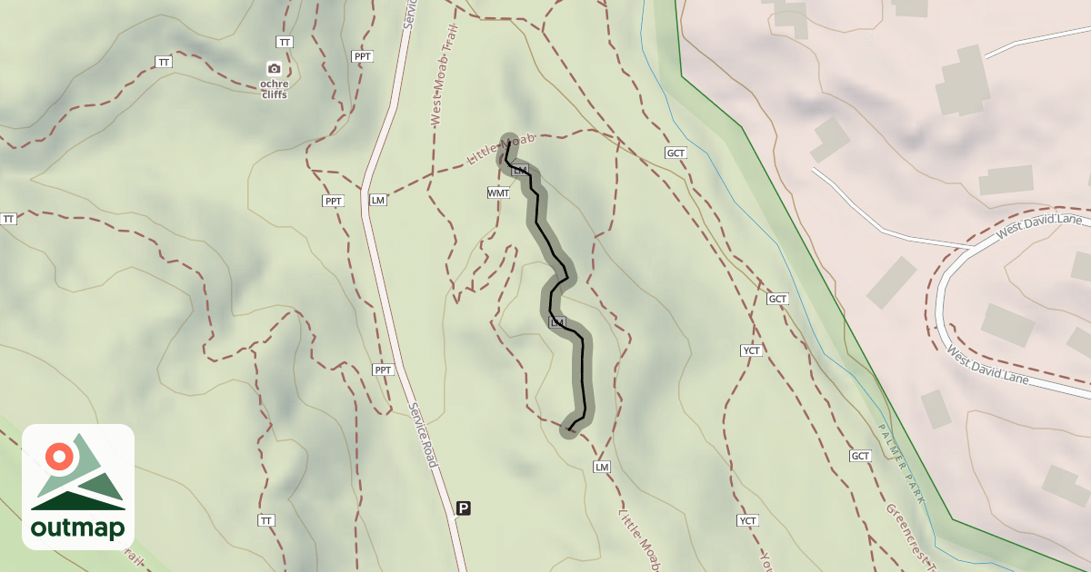 Map of Little Moab