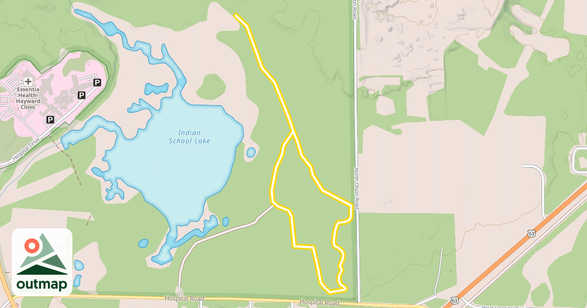 Map of Hospital Trails