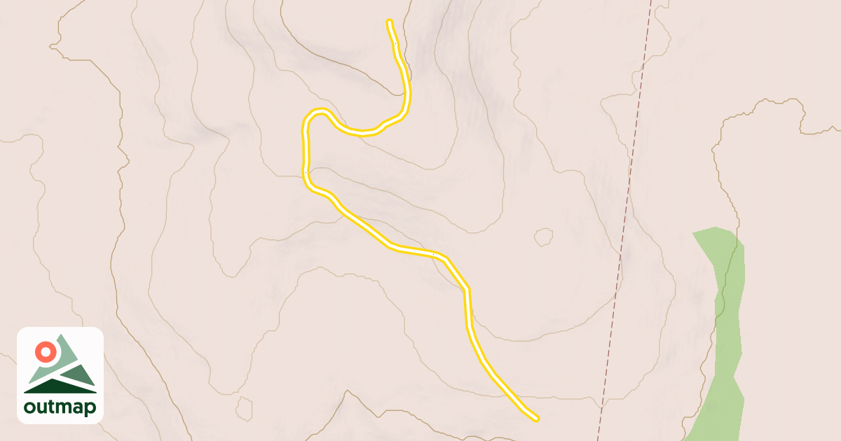 Map of Wolf Ridge Access Trail