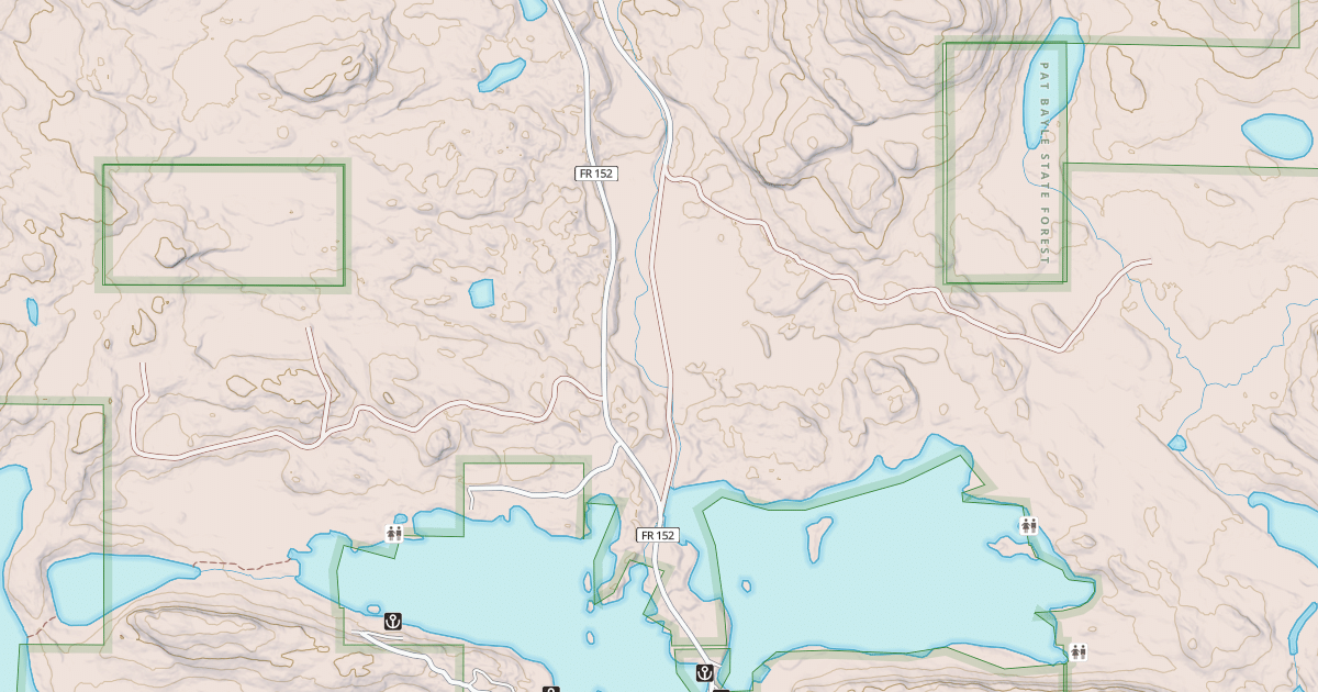 Map preview of EXPRESSWAY SNOWMOBILE ROUTE