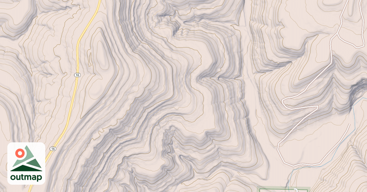 Map of USFS Motor Vehicle Use Map Roads {CDA1367E-C9C6-4465-9083-D092E3598337}