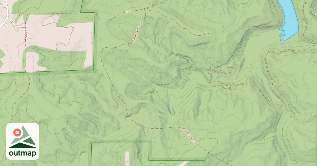 Map of CLABBER MILK SPUR RD