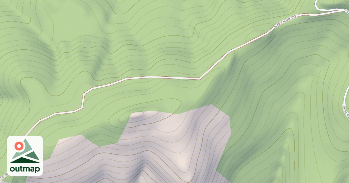 Map of EAST FORK T.S.