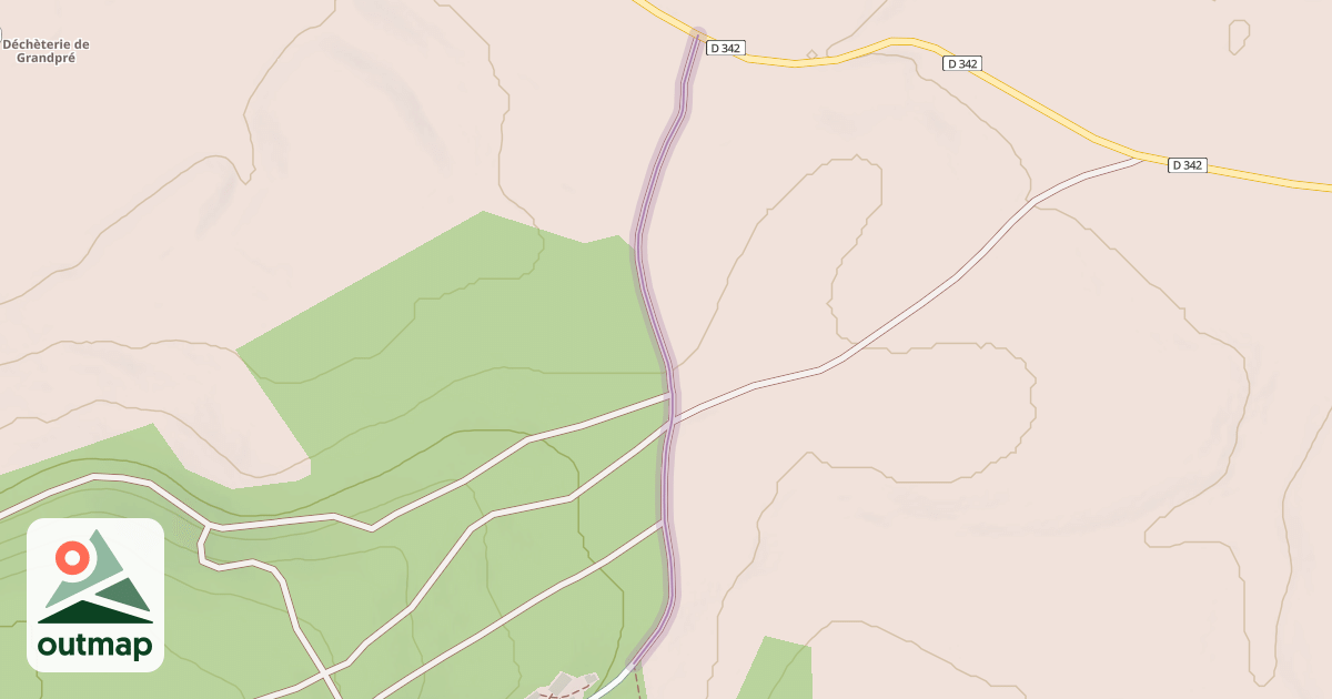 Map of La Noue Lecocq