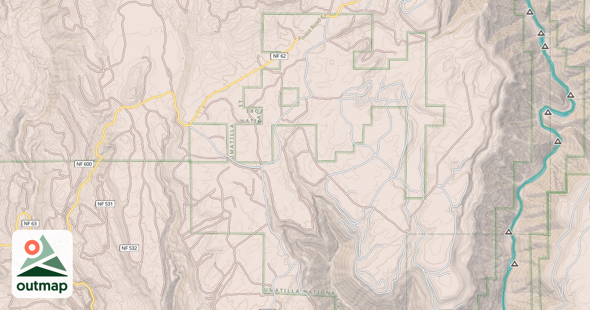Map of PALMER JUNCTION
