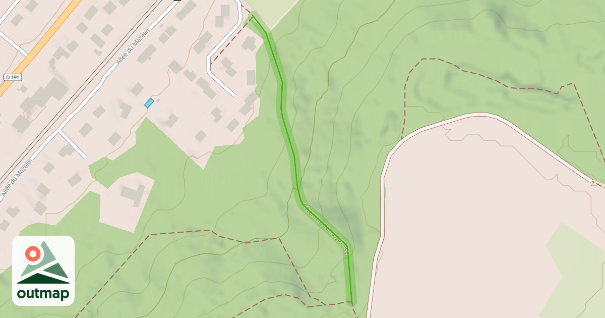 Map of Chemin de la Justice