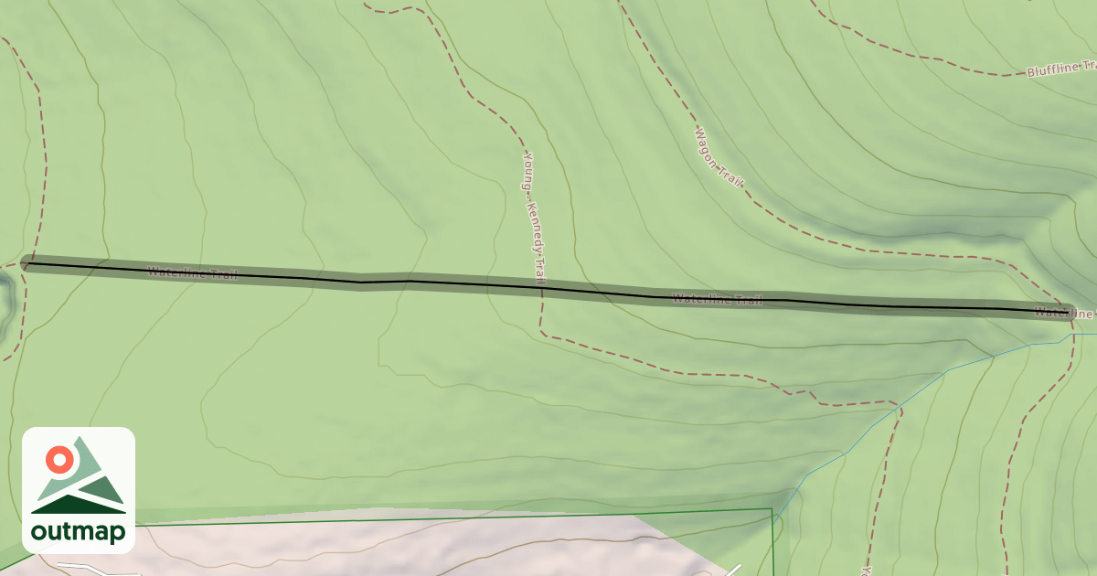 Map of Waterline Trail