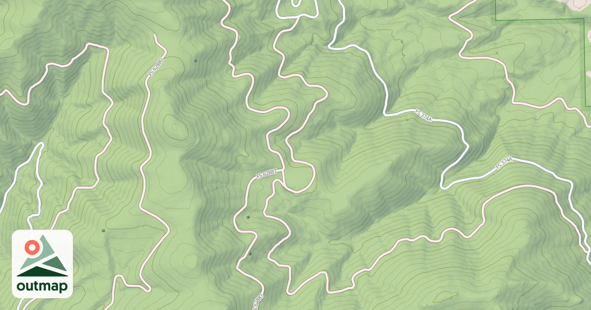 Map of (FDR) BURNT RIDGE