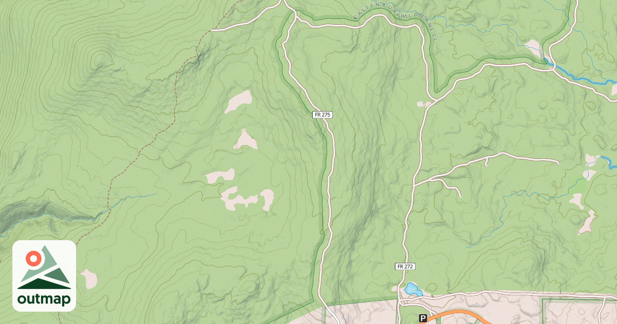 Map of Little Pond