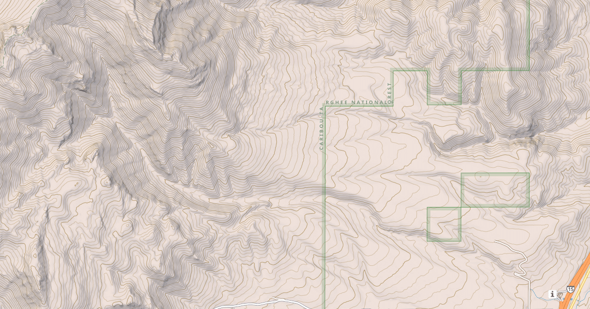 Map preview of Summit To Rowley Canyon