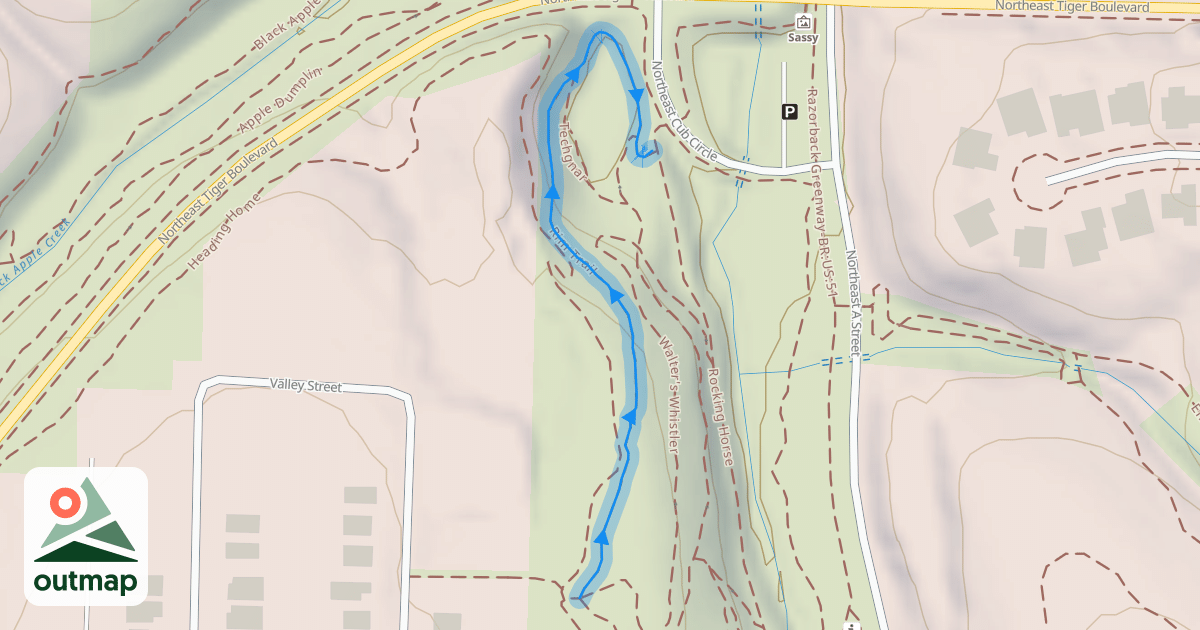 Map of Rim Trail