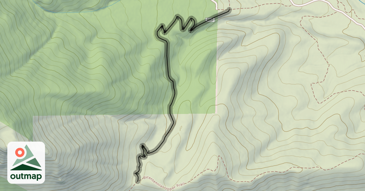 Map of Long Loop Trail
