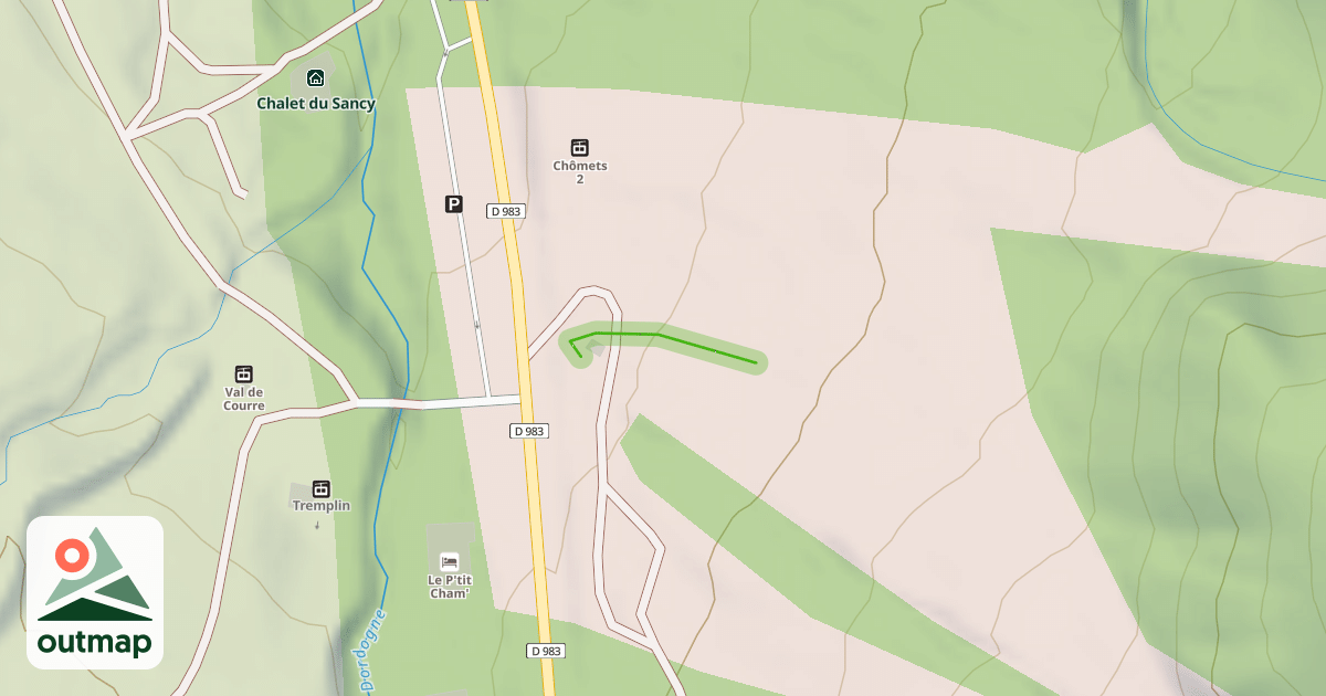Map of Cabris