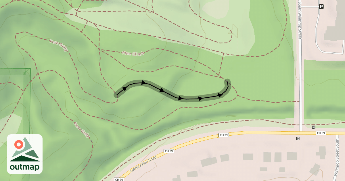 Map of Drop into Pine