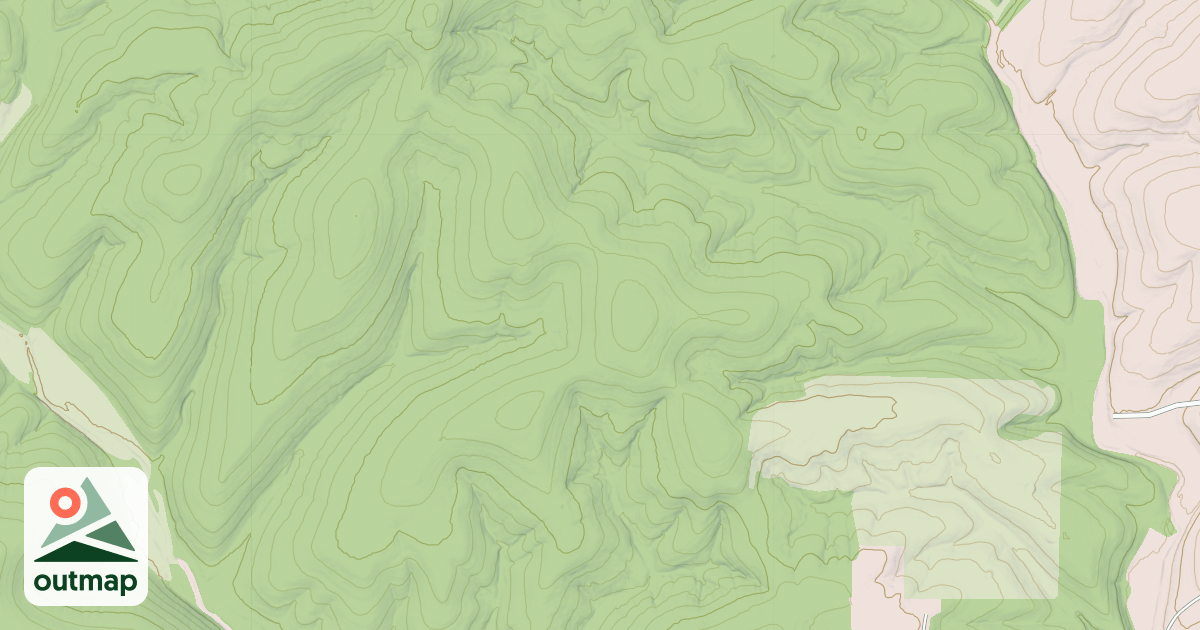 Map of TENNYSON HOLLOW SPUR B