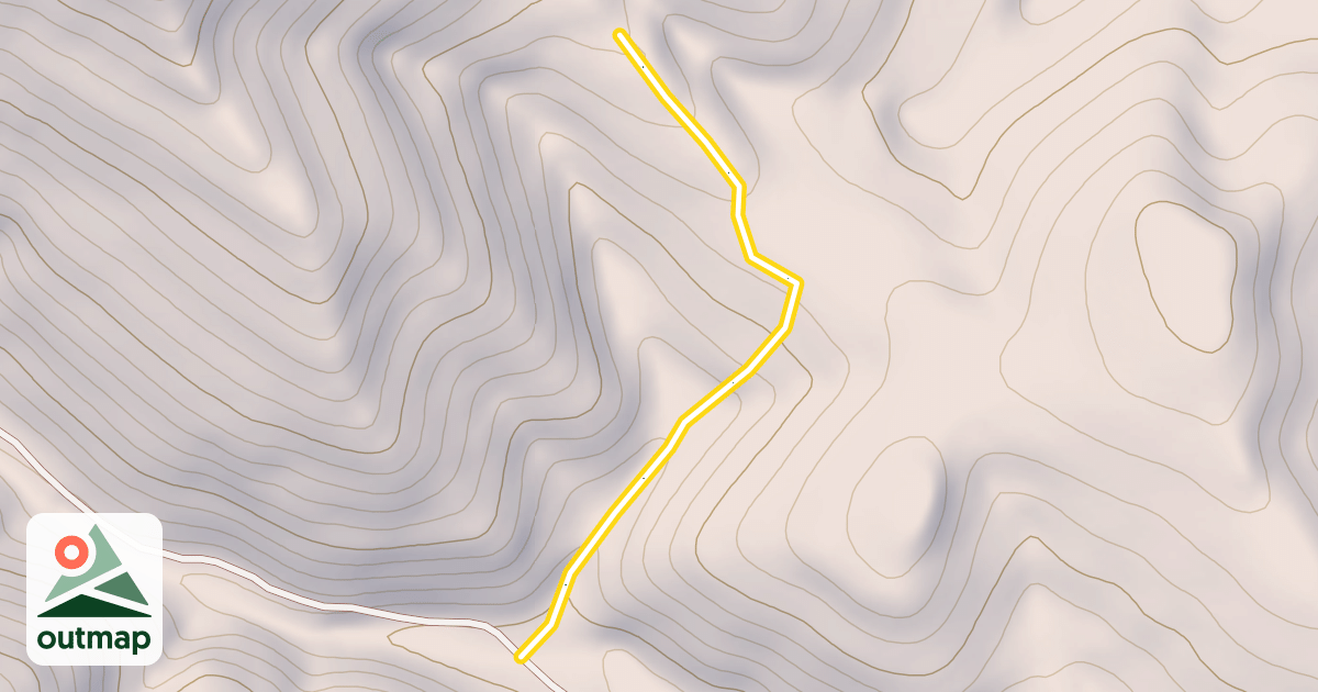 Map of Patterson Creek Canyon