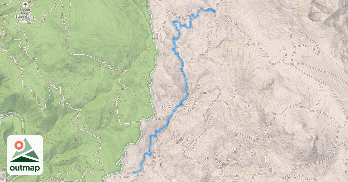 Map of Taylor Creek Trail