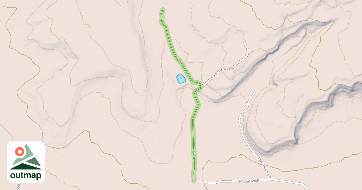 Map of (two track trail)