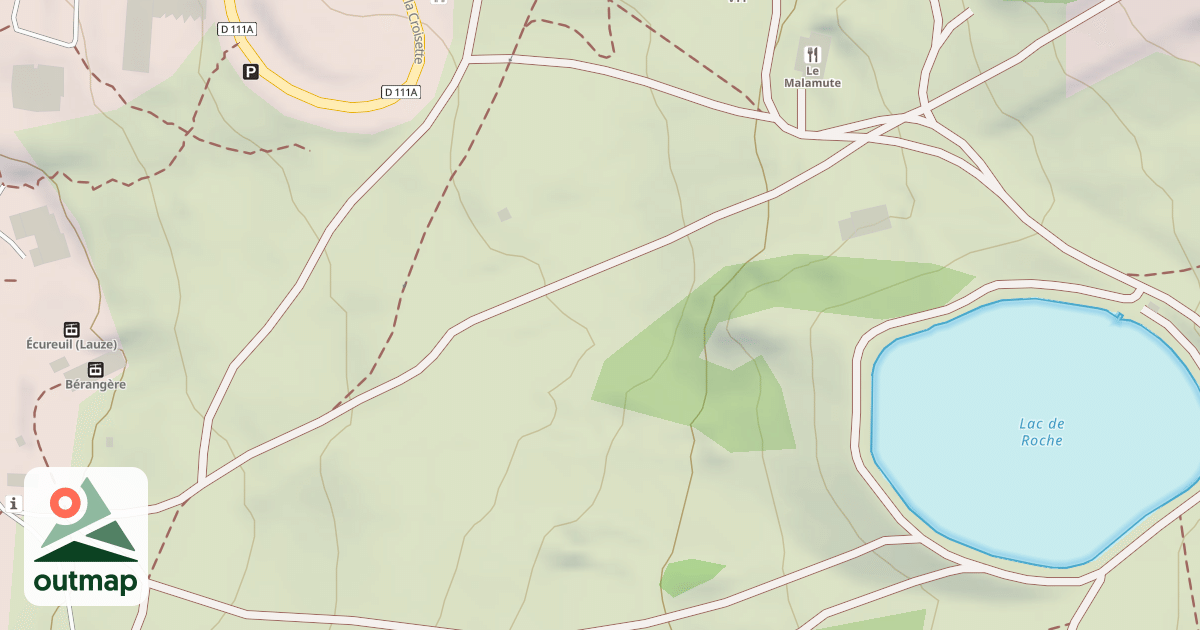 Map of Initiatique park