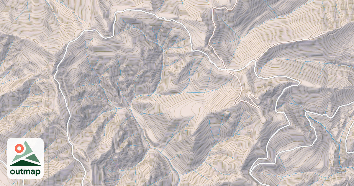 Map of DUST PEAK LOOP