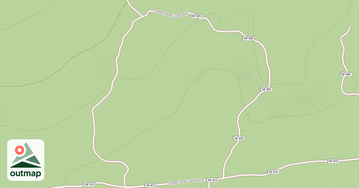 Map of Santiam Pass Ohv Atv Trail #13