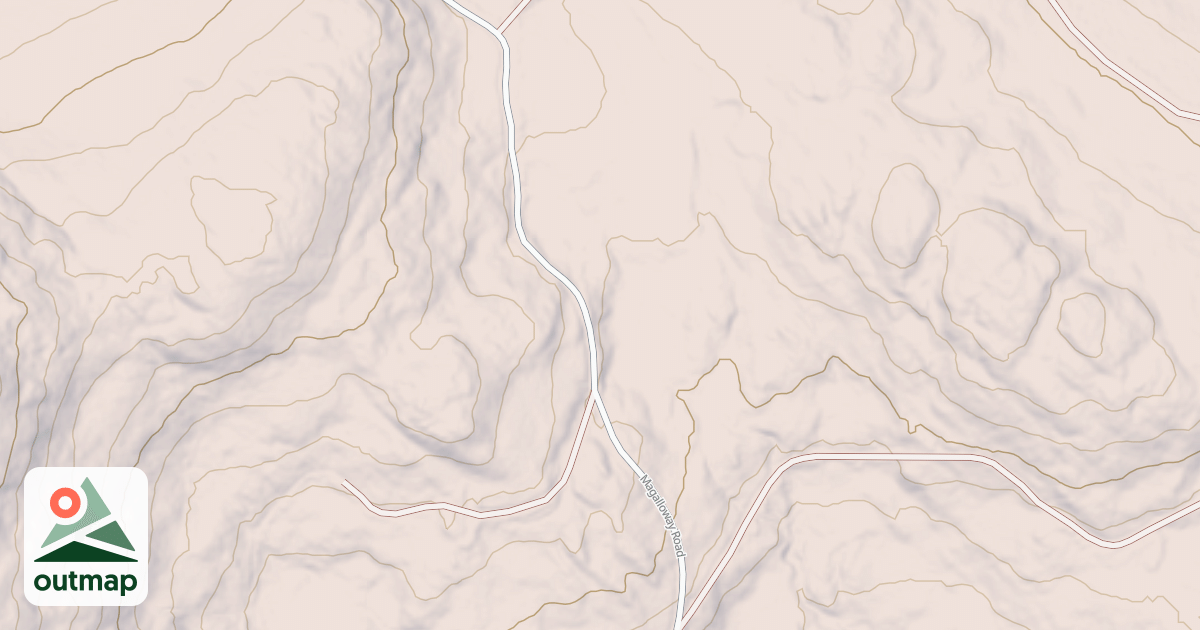 Map of Magalloway Rd