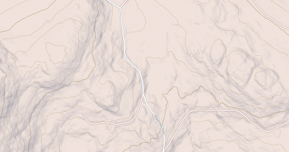 Map preview of Magalloway Rd