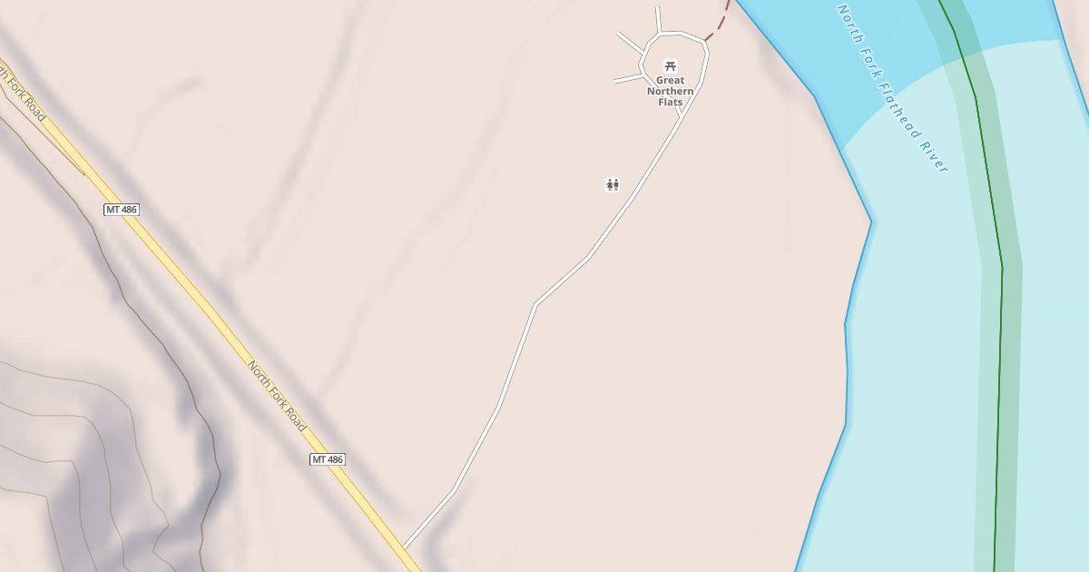 Map preview of GREAT NORTHERN FLATS
