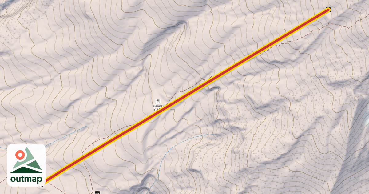 Map of High Noon Express 6-Pack