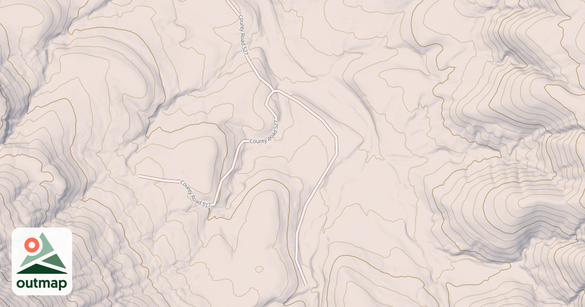 Map of NORTH BAKERS CREEK