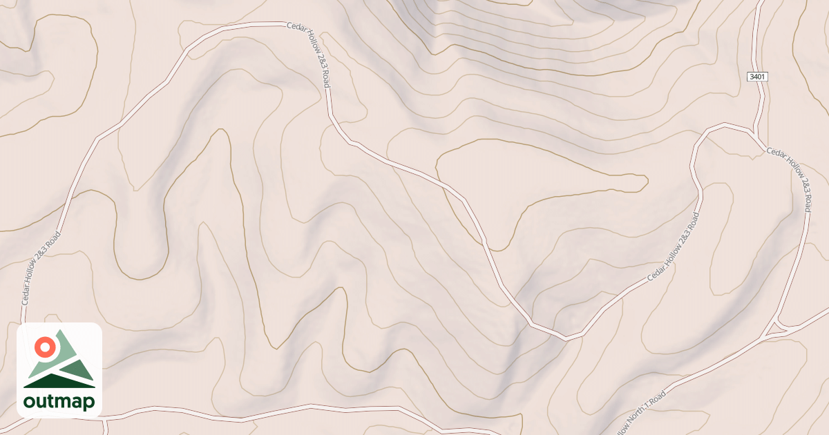 Map of CEDAR HOLLOW 2&3