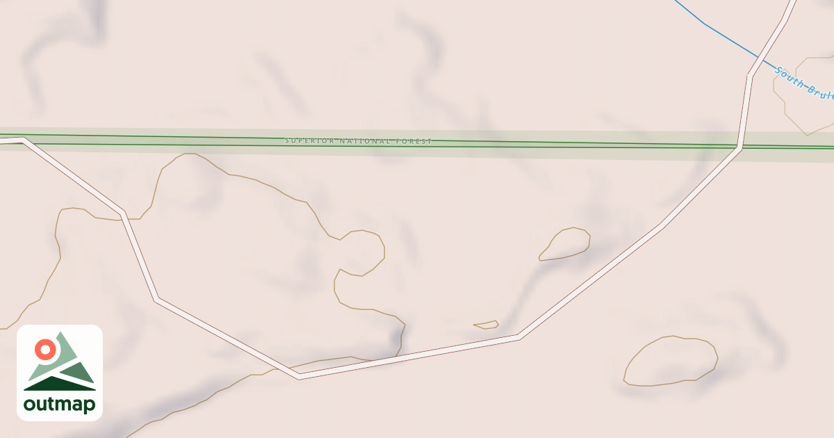 Map of EXPRESSWAY SNOWMOBILE ROUTE