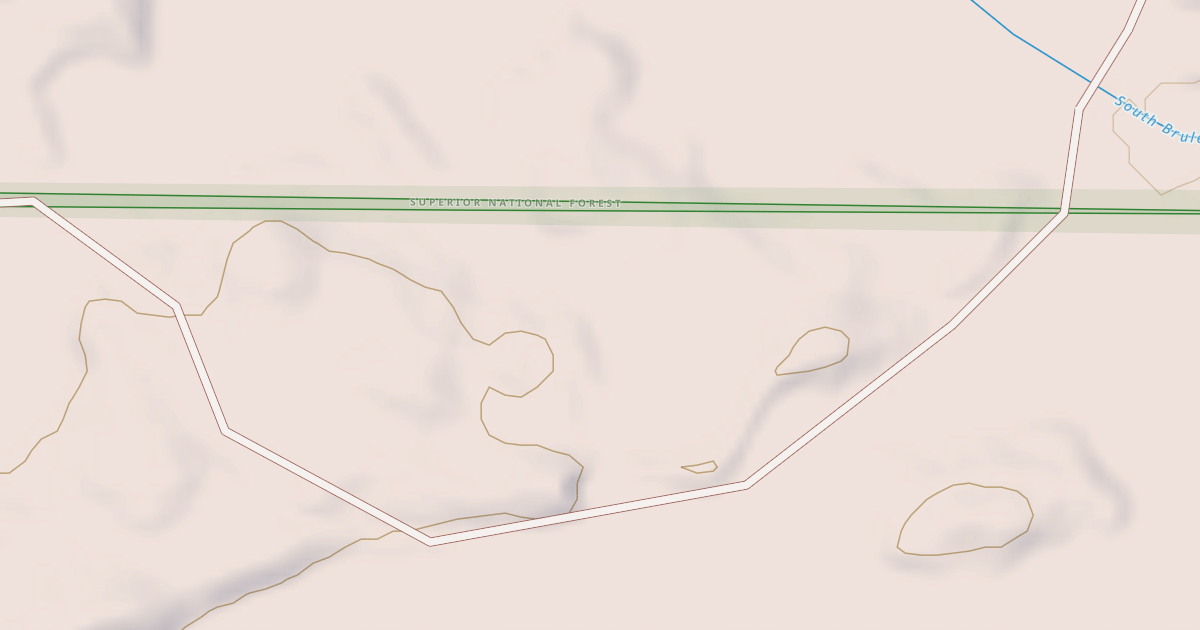 Map preview of EXPRESSWAY SNOWMOBILE ROUTE