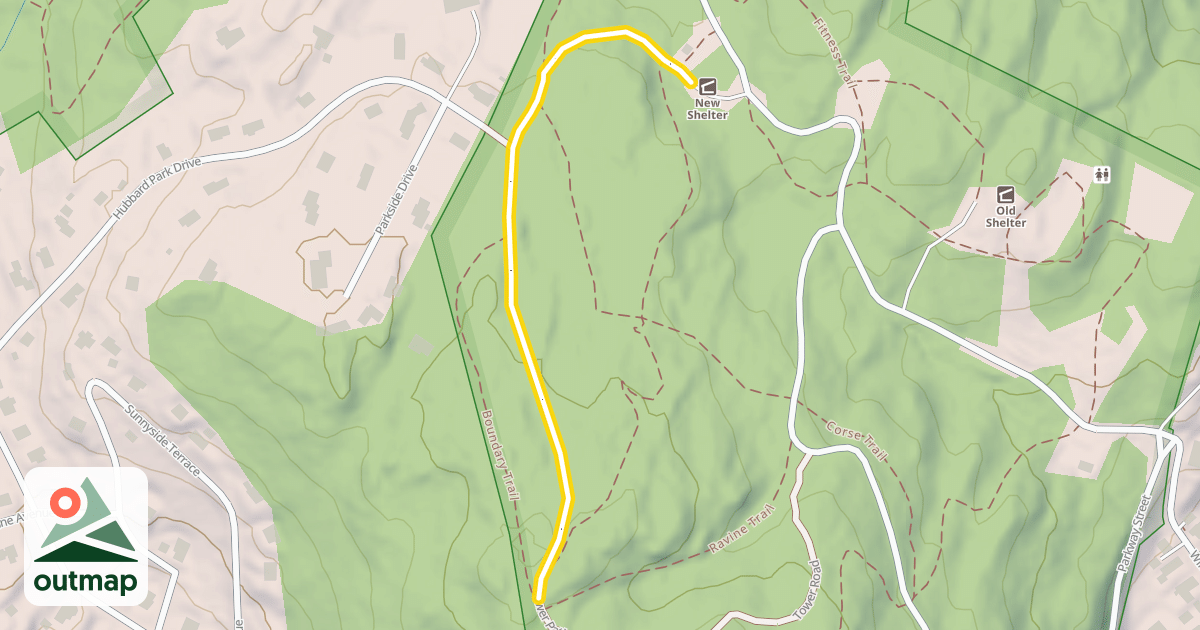 Map of Stone Tower Path