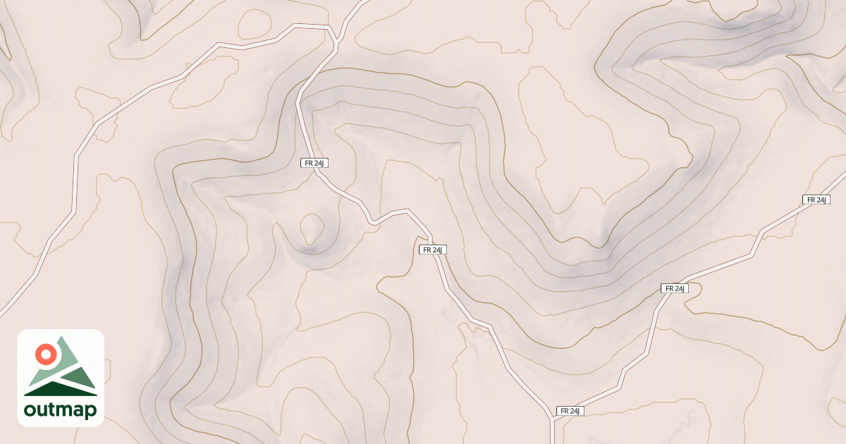 Map of USFS Motor Vehicle Use Map Roads {7680582C-8B75-4A0A-8847-C5747308F86F}