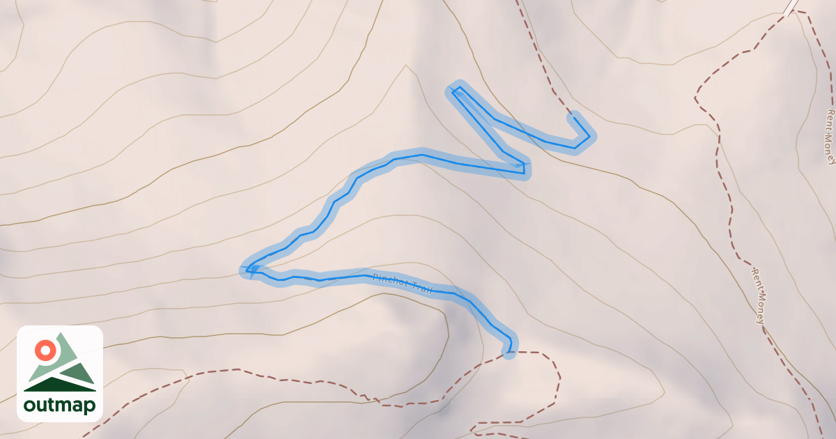 Map of Pinchot Trail