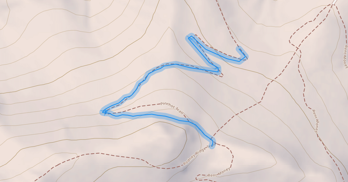 Map preview of Pinchot Trail
