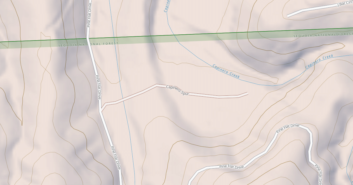 Map preview of CAPINERO