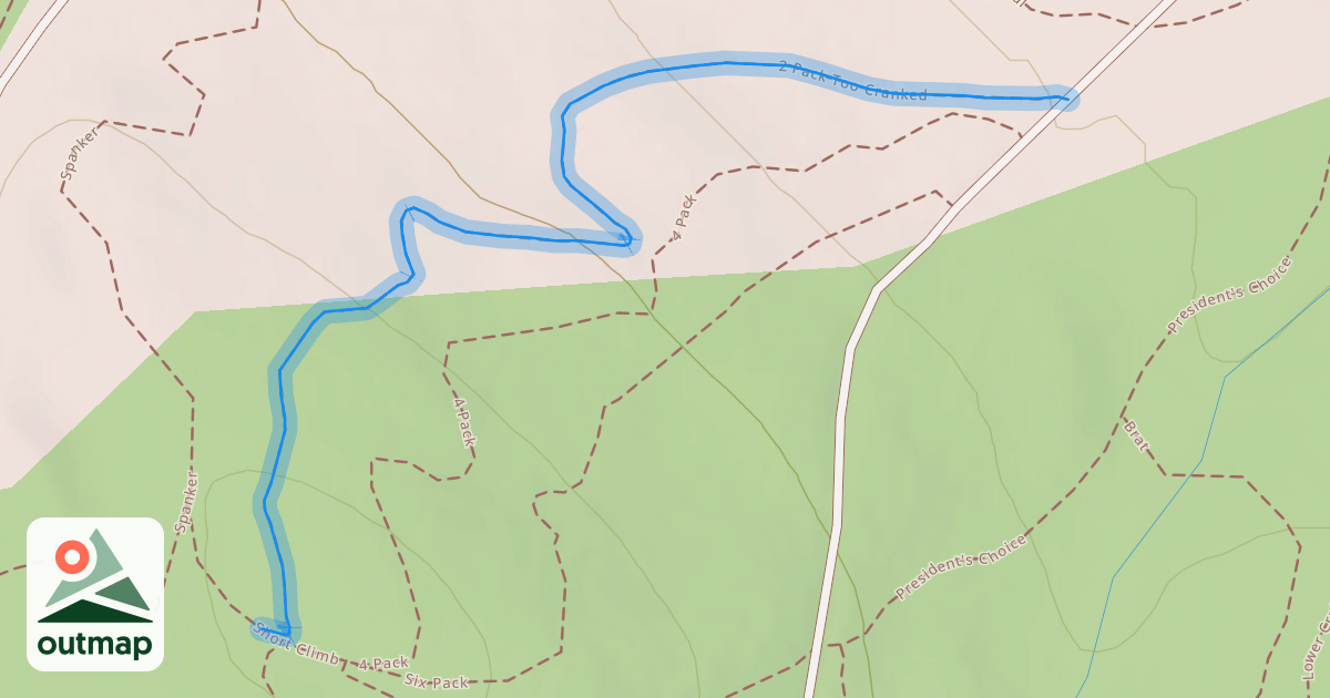 Map of 2 Pack Too Cranked
