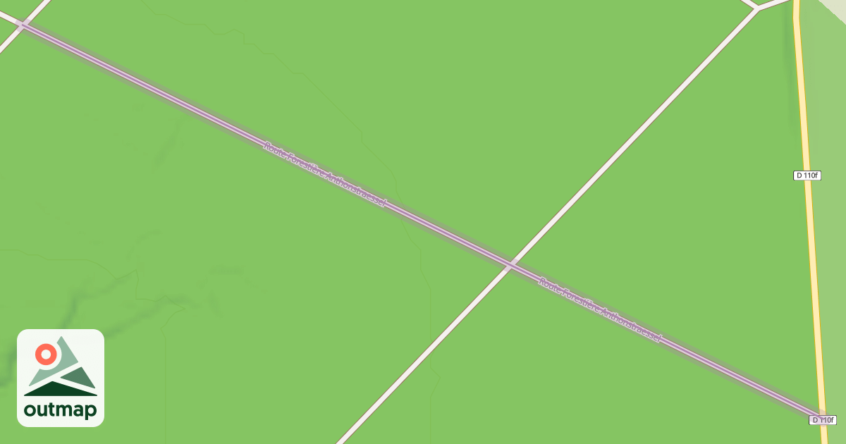 Map of Route Forestière Anthonstraessel