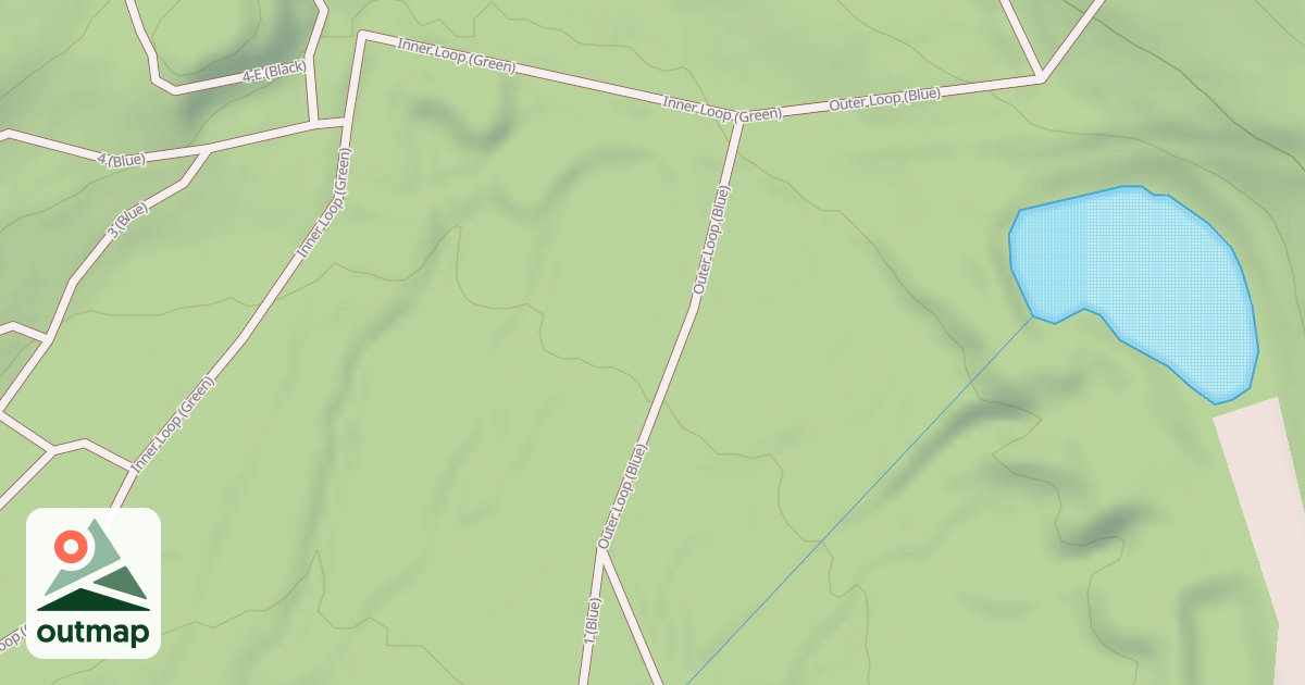 Map of Rock Run ATV Trails