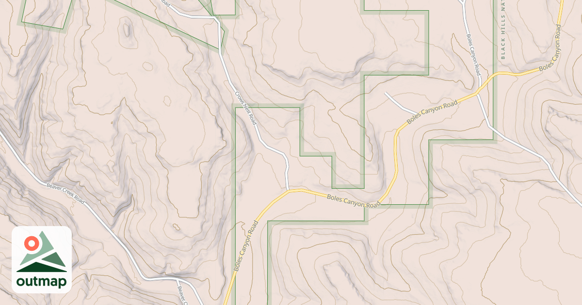 Map of BEAVER CREEK BR 1A