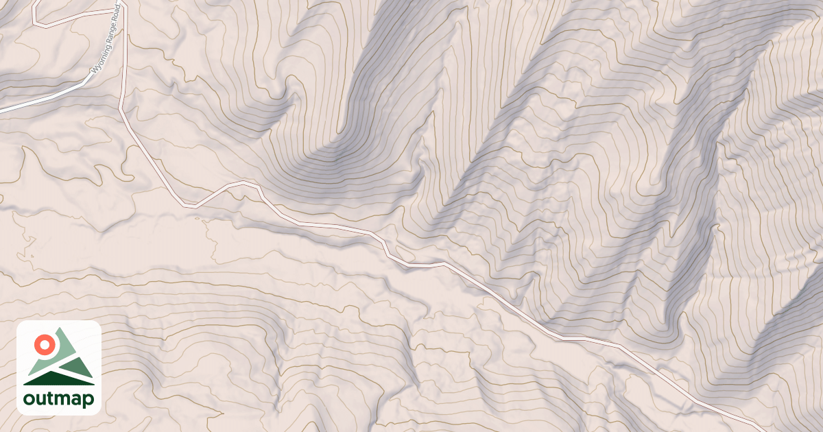 Map of COAL CREEK (FISH CR) N