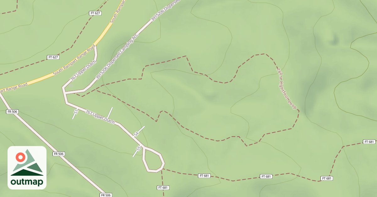Map of LIGHTFOOT LOOP