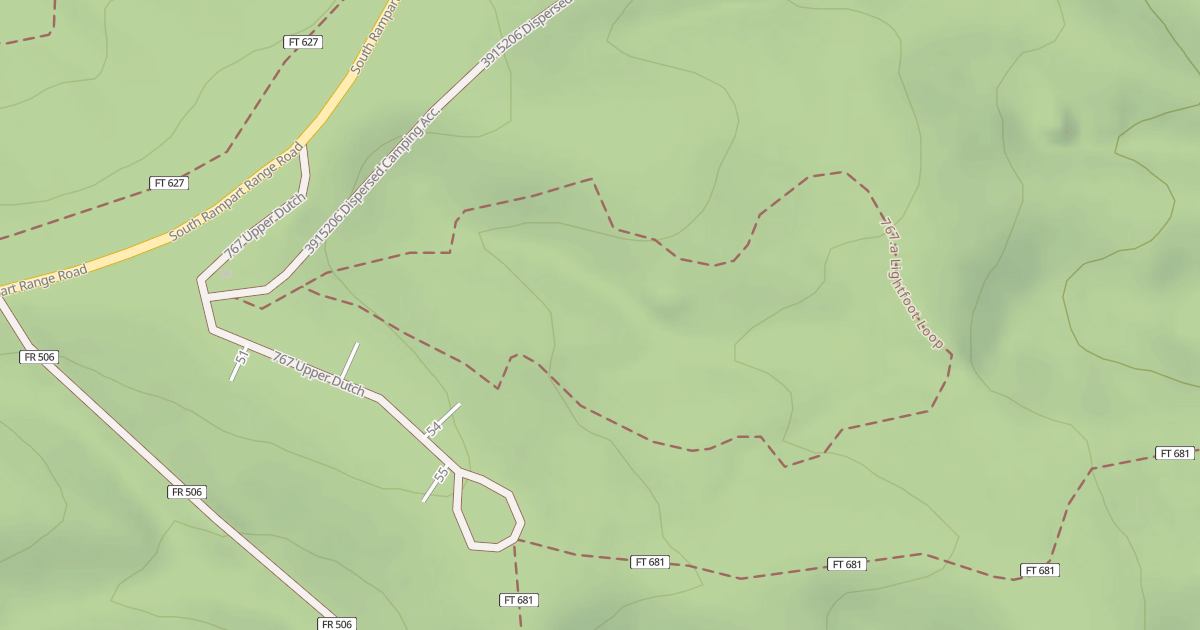 Map preview of LIGHTFOOT LOOP