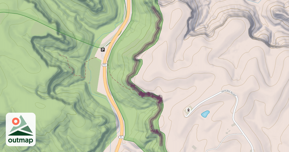 Map of Roadside Crag
