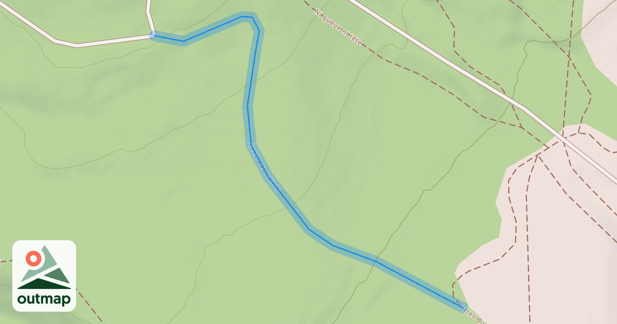 Map of Prend pas l'ditch