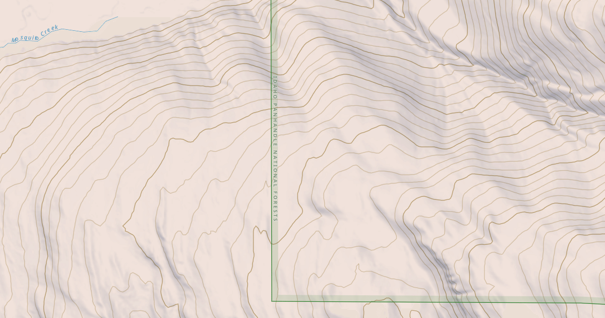 Map preview of CLARK FORK RANGER STATION