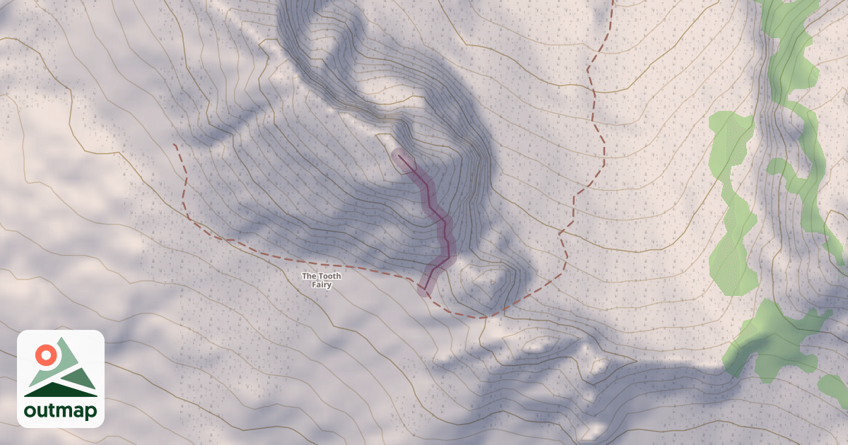 Map of South Face